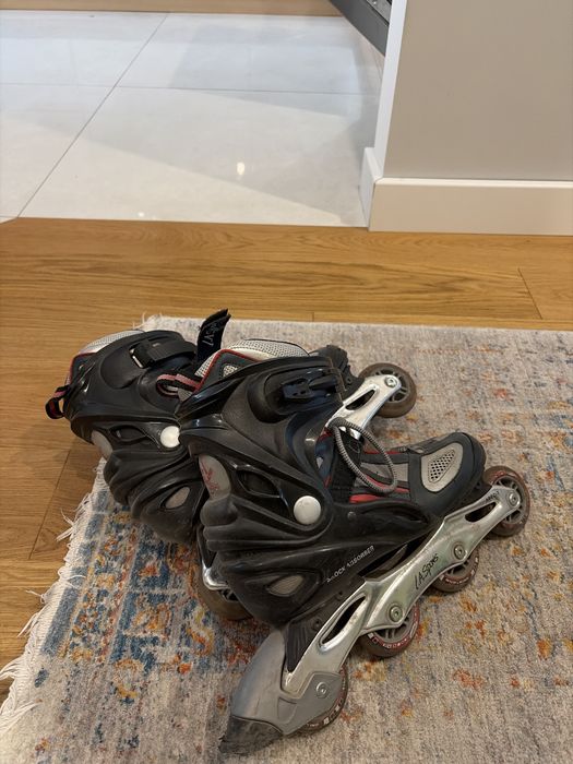 Rolki męskie czarne