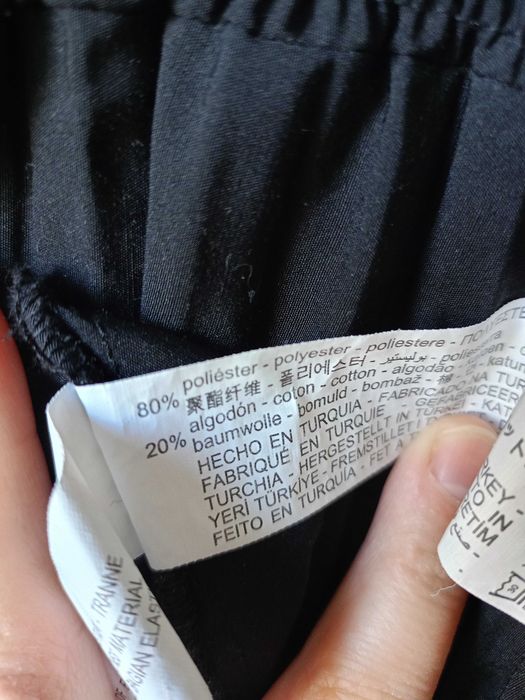 Wieczorowa czarna sukienka Zara rozmiar L