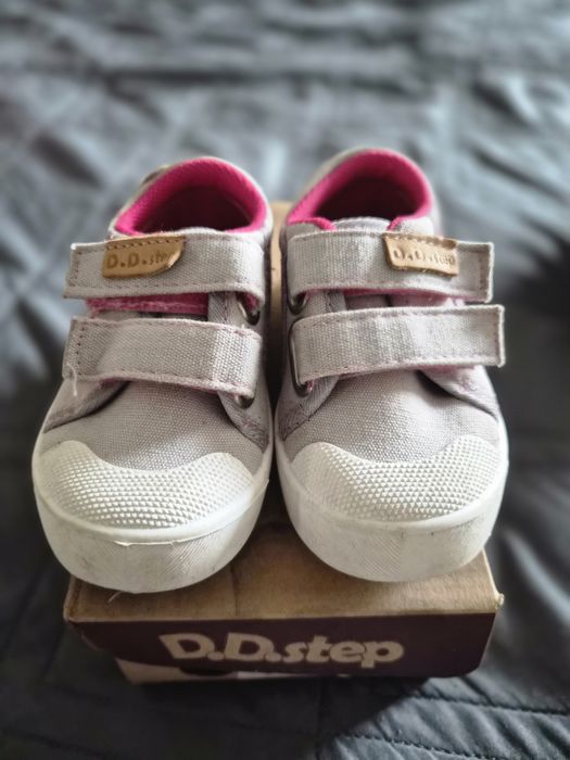 Текстильні кедики D.D.Step Grey CSB-127B (21 р., на стопу макс. 12,7 с