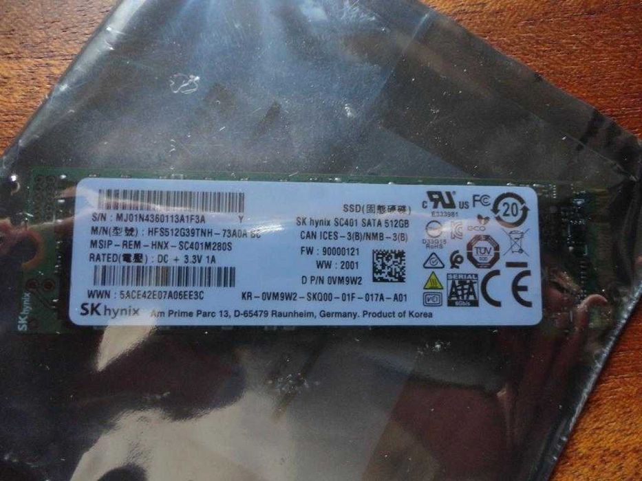 Disco SSD M.2 512GB Sata 3 SK hynix