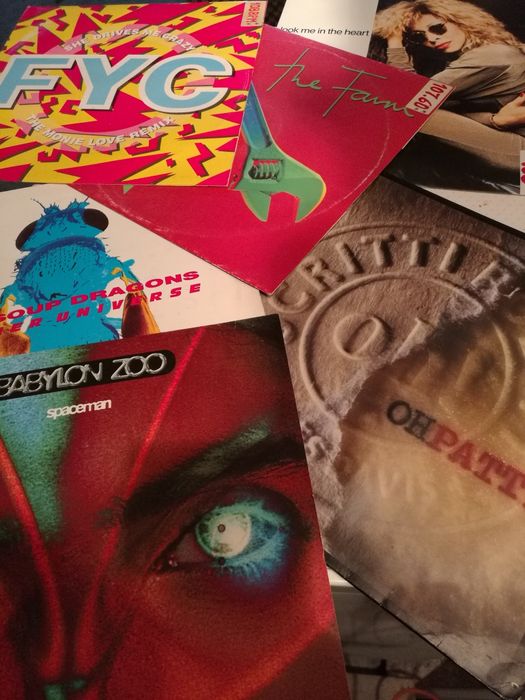 Maxi-singles vinil dos anos 80 e 90