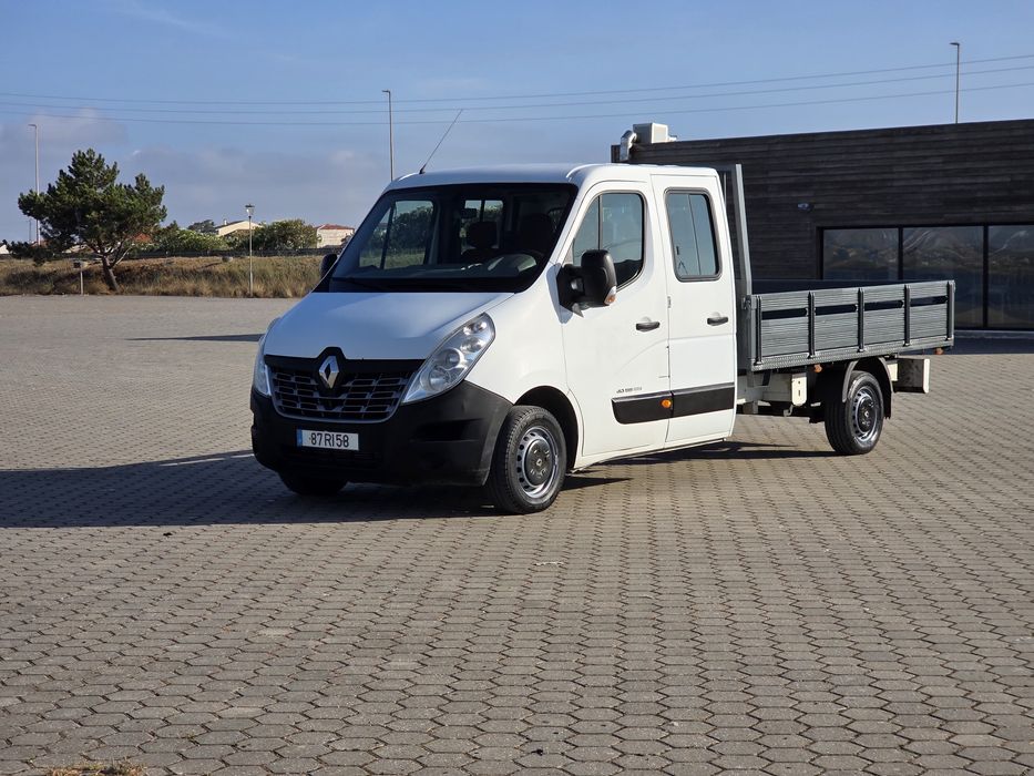 RENAULT master 2.3 dCi • 135cv• caixa aberta • 7 lugares 2016
