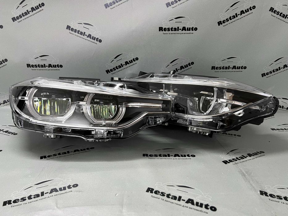 лед фари на бмв ф30 ЗАМЕНА ГАЛОГЕНА LED bmw f30 f31 Оптика фары Фара