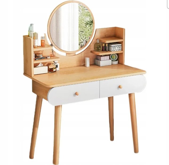 Toaletka biała drewna