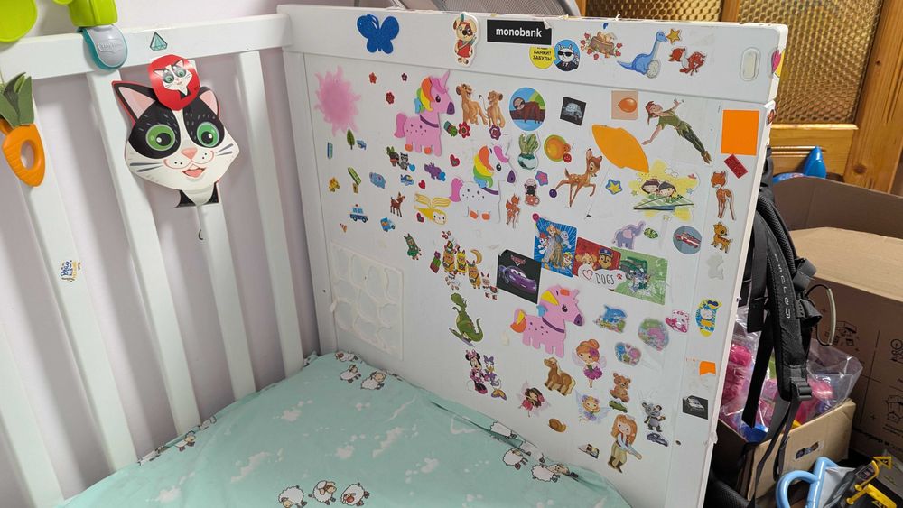 ІКЕА Дитяче ліжко SUNDVIK СУНДВІК з матрацом KRUMMELUR 120x60см