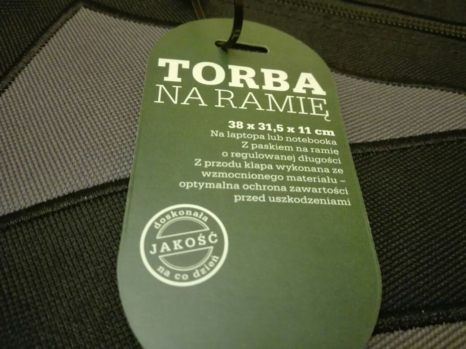 Torba na laptopa notebooka na ramię nowa z metką