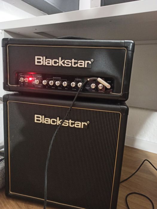 Wzmacniacz lampowy Blackstar ht5r głowa + dedykowana kolumna+ footswitch
