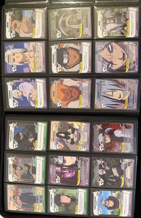 Naruto Mythos TCG karty common, uncommon 1-103 i misje