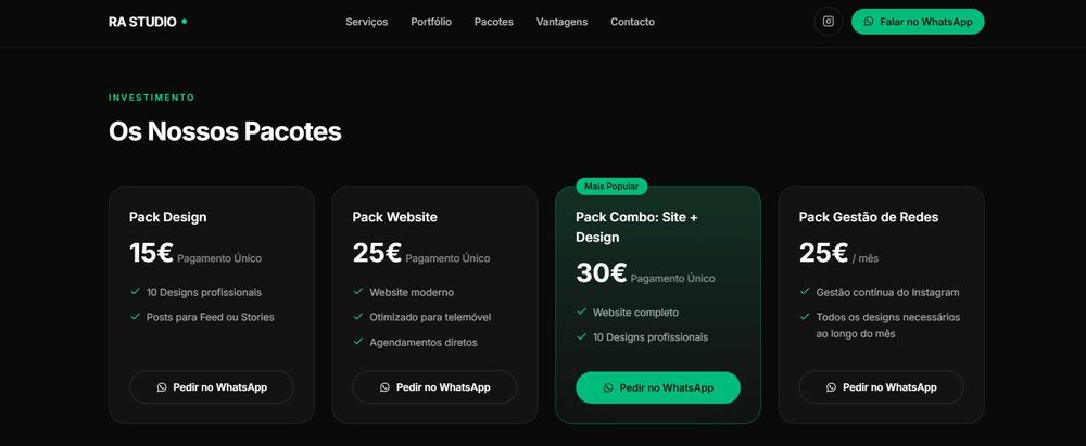 Criação de Websites e Agendamento para Negócios Locais