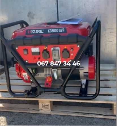 Генератор 6 кВт Kurill KG6000 Бензин Испания +Доставка