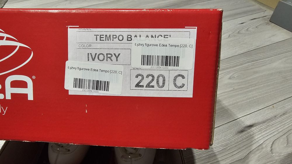 Jak Nowe Łyżwy figurowe Edea Tempo 220