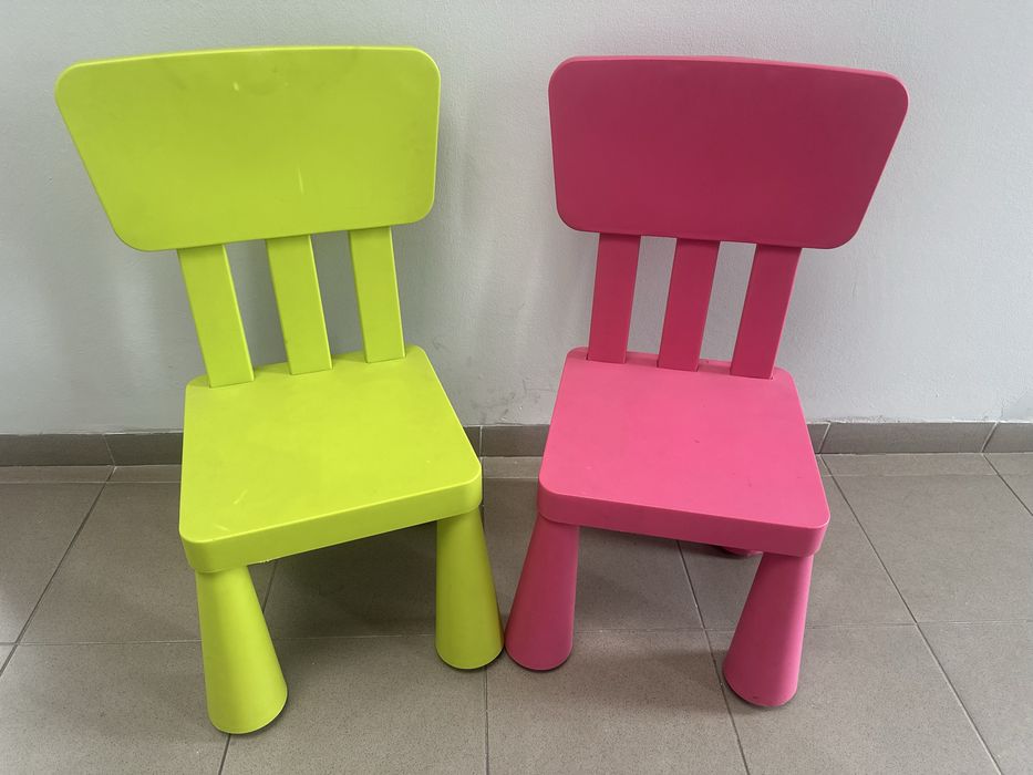 Krzesła Ikea mammut 2 szt