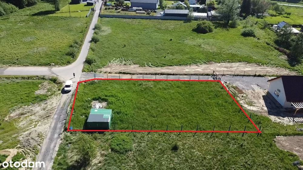 Działka budowlana 1148 m² | MPZP | Media przy działce | Olszyna - Widok 2