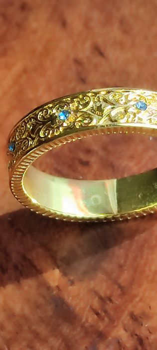 Pierścionek unisex  22 mm średnicy