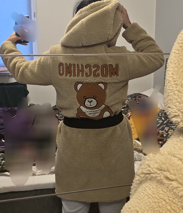 Plaszcz teddy moschino oryginalny rozmiar s/m