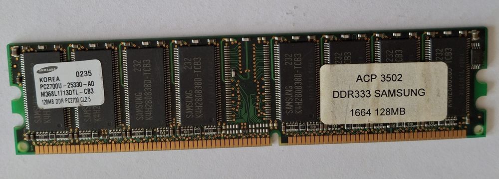 Pamięć RAM do starszych komputerow