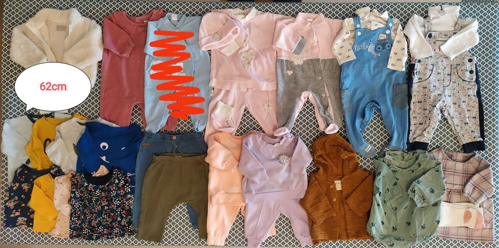 Roupa Recém Nascido - 1 mes (56cm) a 3 meses (62cm)