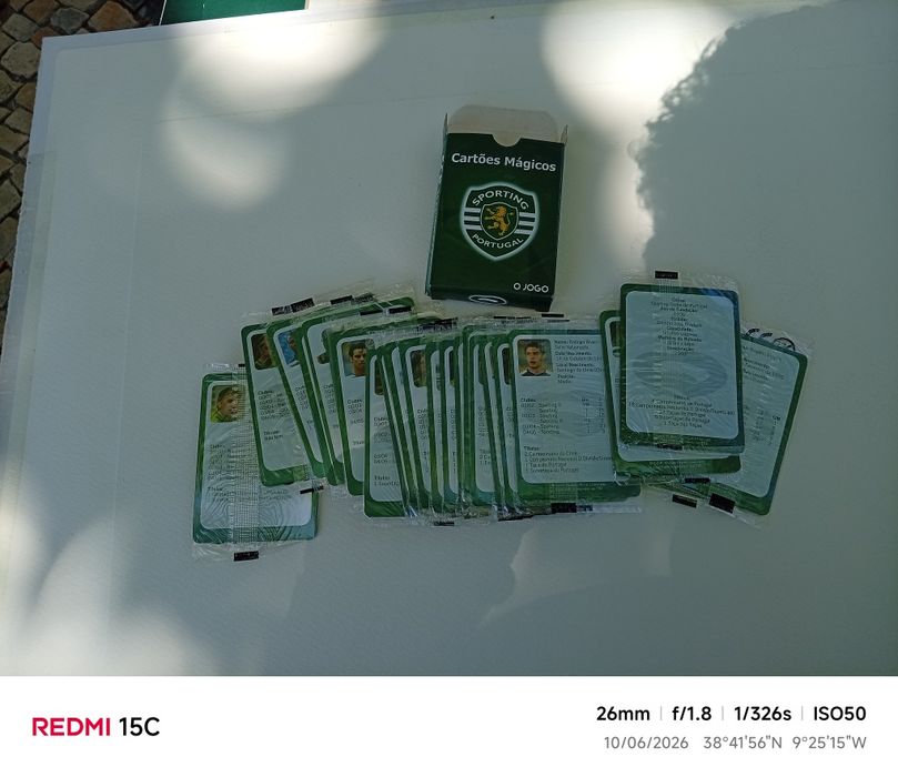 Coleção cartões Mágicos Sporting