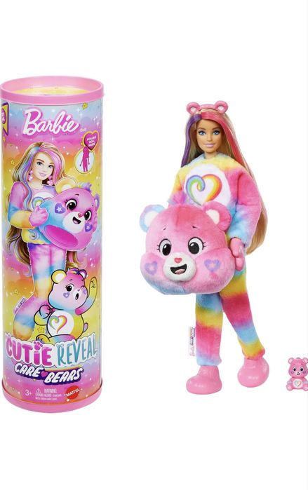 Лялька Barbie Cutie Reveal Care Bears Нова Хвиля ведмедик Єдність