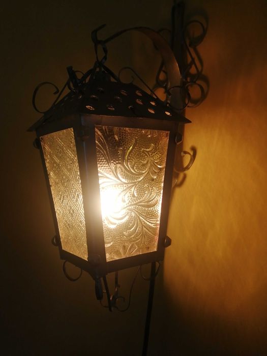 Lampka ścienna vintage PRL