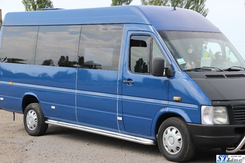 Боковые Трубы-Дуги-Пороги боковые для Mercedes Sprinter\Crafter-Люстра