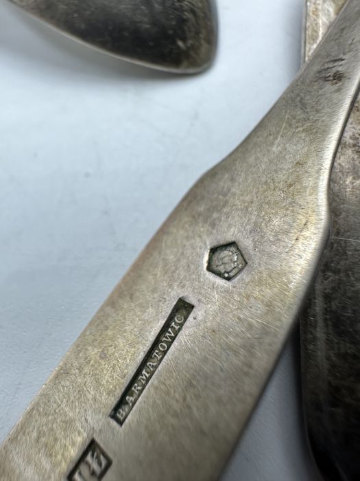 Przedwojenne srebrne łyżeczki do herbaty Bolesław Armatowicz Kraków