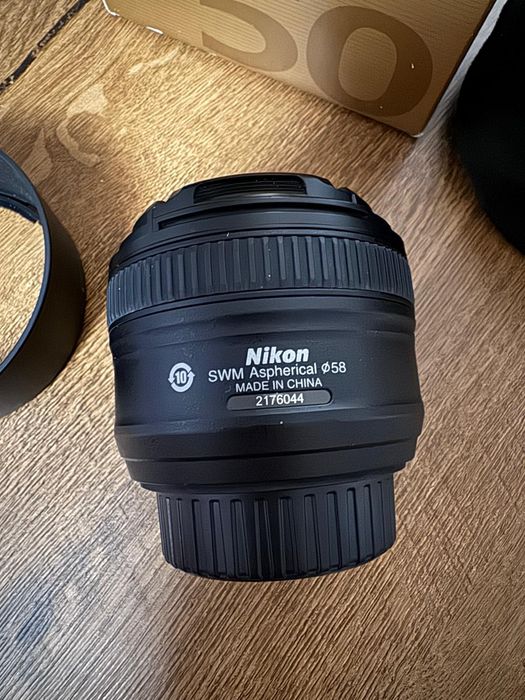 Obiektyw Nikon nikkor af-s 50mm 1.8