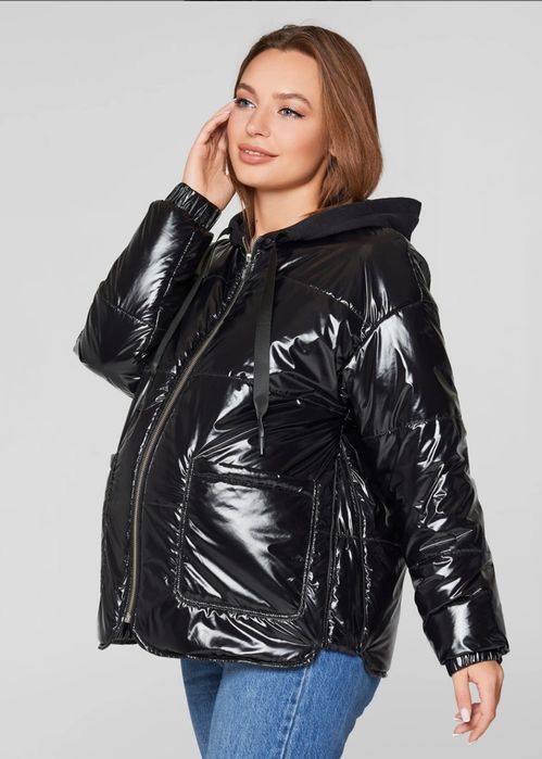 Куртка для беременных с капюшоном осень XL