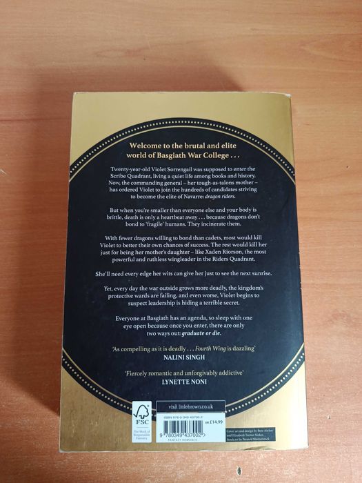 Fourth Wing, by Rebecca Yarros