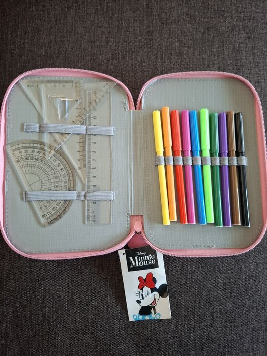 Estojo completo Minnie Mouse  NOVOS