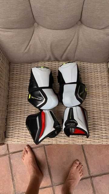 sprzęt do hokeja na lodzie Bauer Hyperlite.
