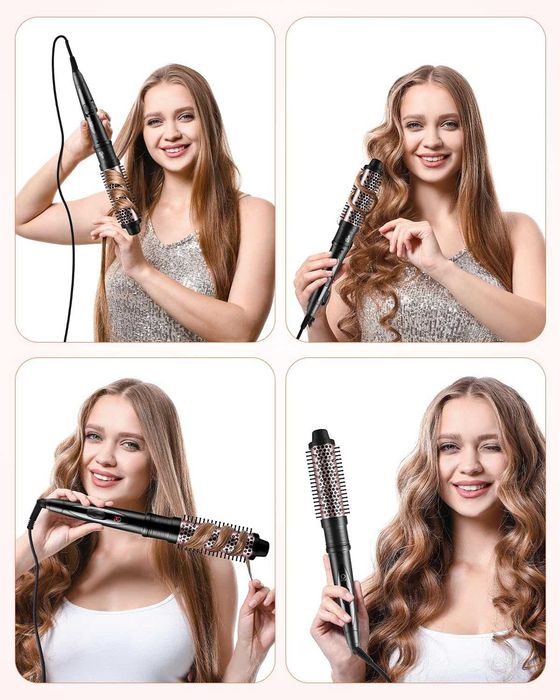 Szczotka termiczna gorące powietrze stylizacji włosów lokówka 38/32mm