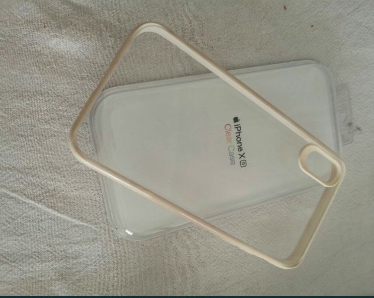 iPhone XS MAX Capa com rebordo em silicone para máxima proteção