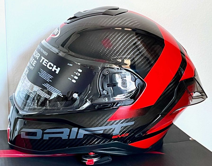 Capacete NOVO Carbono Total Caberg Drift Evo Carbon.42% DESCONTO. Tam L-XL