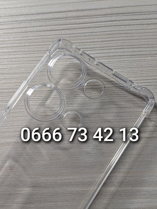 Прозрачный силиконовый чехол  Xiaomi Redmi Note 13 Pro чохол прозорий