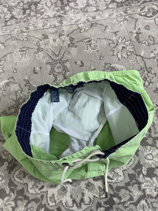 Zielone Szorty Krótkie Spodenki Kąpielówki Polo Ralph Lauren Rozmiar S