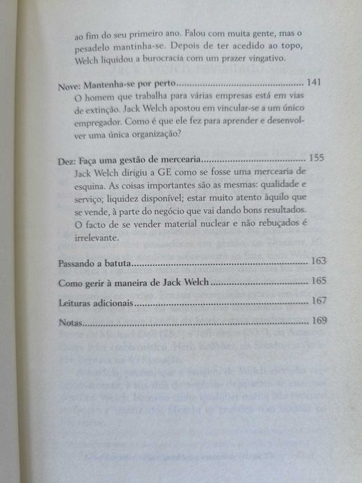 Livro "A Gestão segundo Jack Welch" de Stuart Crainer