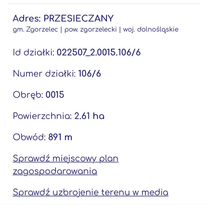 Działki rolne Przesieczany