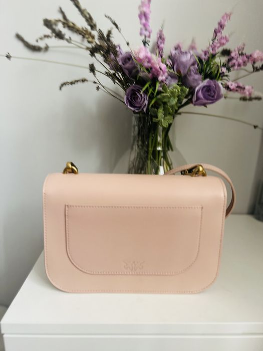 Pinko love bell torebka damska jasnk rozowa