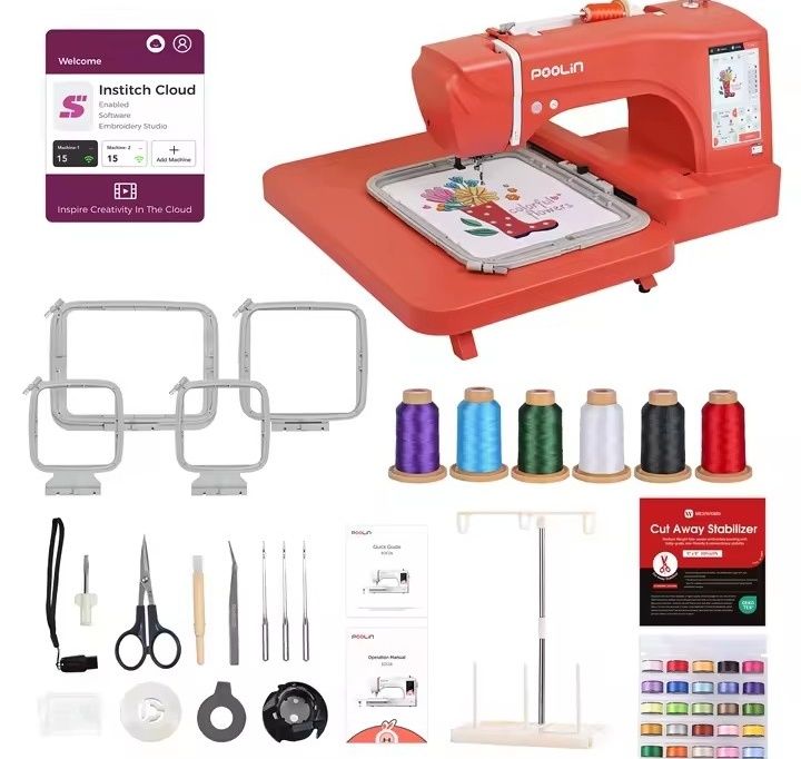 Máquina de bordar 4 bastidores