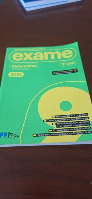Manual de preparação a prova final exame matemática 9ano