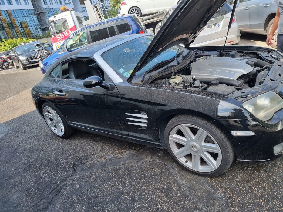 chrysler crossfire szyba drzwi prawa