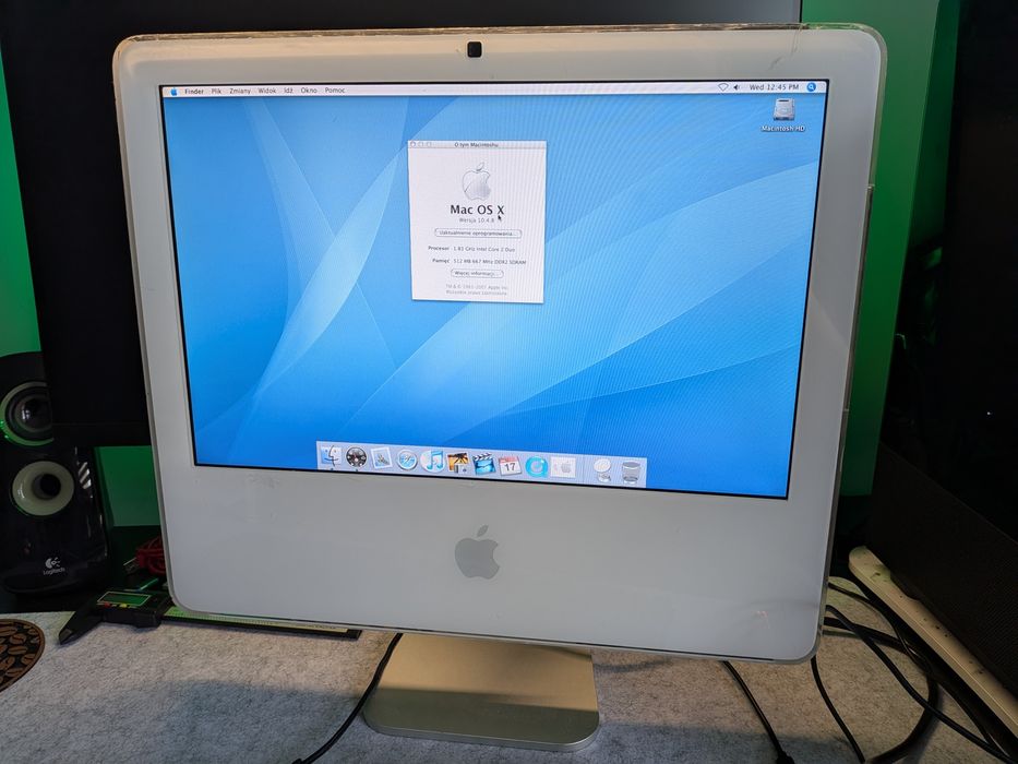 iMac A1195 Latte 2006, Intel Core 2 Duo, sprawny