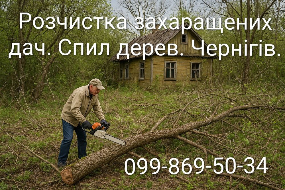 Спил дерев, Чернігів. Дешево.