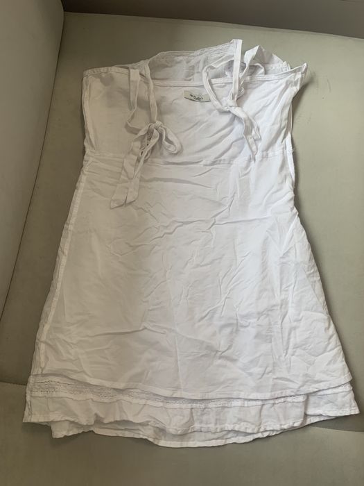 Белый сарафан лён Colin’s XS/S 250гр