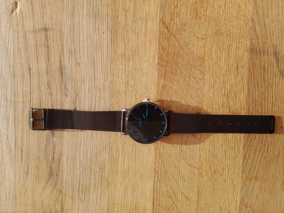 Nowy zegarek męski stylowy kwarcowy, luksusowy Relogio. Geneva. Tanio!