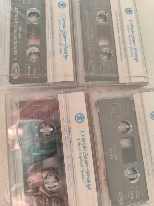 Lote de k7 musica clássica rara,alguns selados