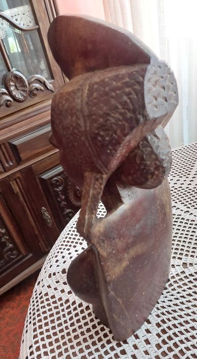 Busto de Negra - arte africana em madeira