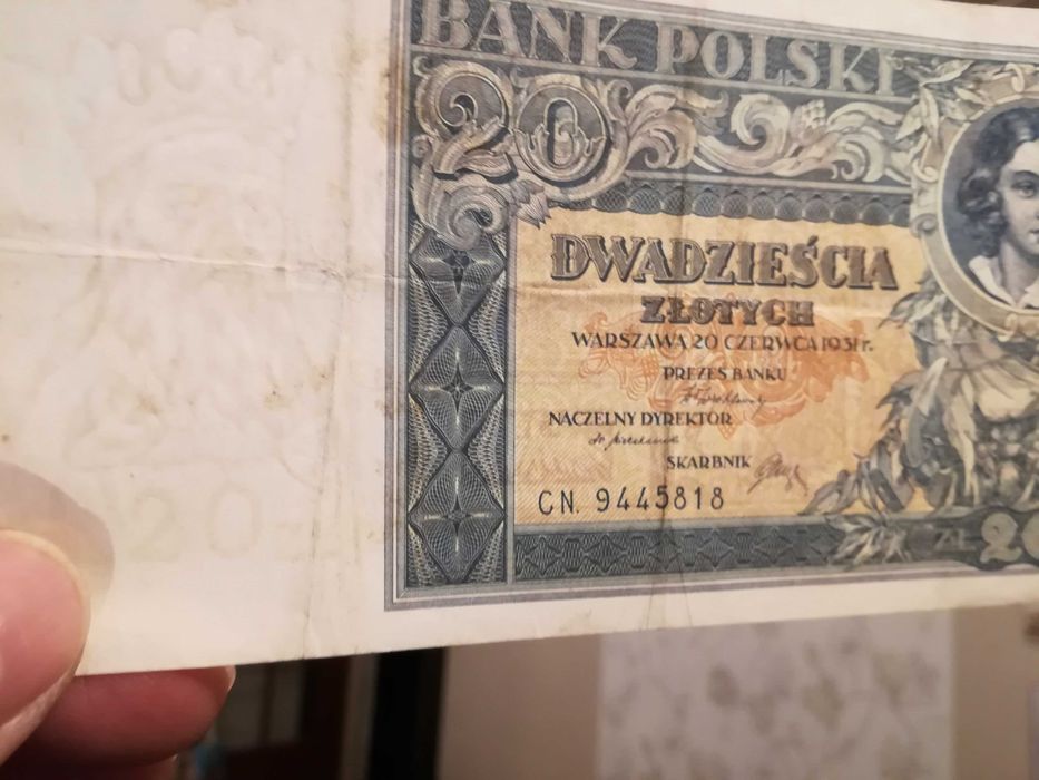 banknot 20 zł 1931r