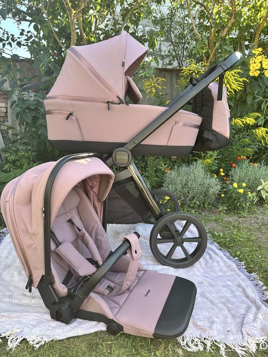Коляска 2в1 Carrello Omega Plus 2025 року, Galaxy Pink